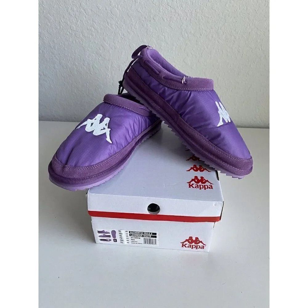 KAPPA Authentic MULE 3 Slip On Sandals Lavender Unisex Men’s‎ Sz 11 Women’s 12.5